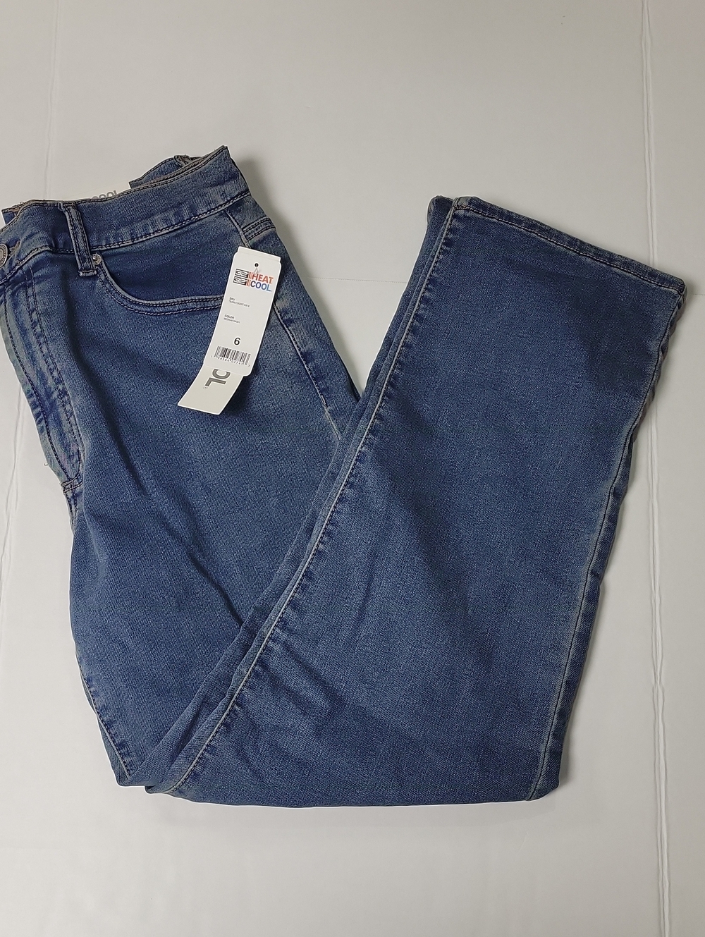 32 Degrees Size 6 Sweatpant Jean Relaxed Fit Women’s Straight Leg Jeans